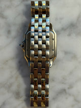 Cartier - Pre-owned Two Tone Yellow Gold Panthère Medium 26.5 x 36mm White Dial W25028B6