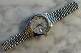 Rolex - Pre-owned Platinum Lady-Datejust 26mm Silver Diamond Dial 69166