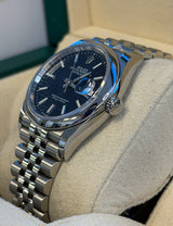 Rolex - Pre-owned Datejust 36 Blue Motif Dial Jubilee Bracelet 126200