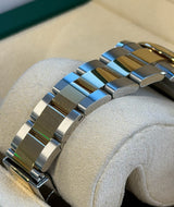 Rolex - Pre-owned Two Tone Yellow Gold Datejust 41 Wimbledon Roman Dial Oyster Bracelet 126333
