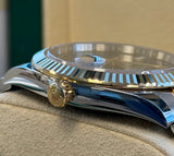 Rolex - Pre-owned Two Tone Yellow Gold Datejust 41 Wimbledon Roman Dial Oyster Bracelet 126333