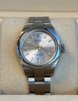 Rolex - Pre-owned Oyster Perpetual 28 Silver Dial 276200