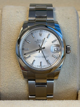 Rolex - Pre-owned Datejust 31 Silver Dial Oyster Bracelet 178240