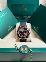 Rolex - Pre-owned Rose Gold Daytona 116515LN Chocolate Dial