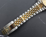 Rolex - Pre-owned Two Tone Yellow Gold Datejust 36 Champagne Dial Oyster Bracelet 126233