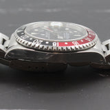 Rolex - Pre-owned 40mm Stainless Steel 16710 Rolex GMT "Coke" Master II Black Dial Stainless Steel Bezel Oyster Bracelet.