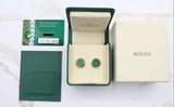 Rolex- New 2026 Green A1038GREEN Cufflinks