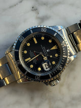 Rolex - Pre-owned Submariner Date Single Red Black Dial 1680