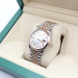 Rolex - Unworn Two Tone Rose Gold Datejust 36 Mother of Pearl Dial Jubilee Bracelet 126201