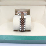 Rolex - Unworn Two Tone Rose Gold Datejust 36 Mother of Pearl Dial Jubilee Bracelet 126201