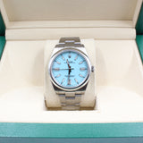Rolex - Pre-owned Oyster Perpetual 41 Tiffany Blue Dial 124300