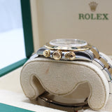 Rolex -Unworn Two Tone Daytona White Racing Dial 116523 NOS FULL STICKERS