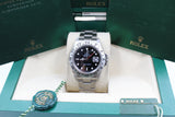 Rolex - Unworn Explorer II 40mm Black Dial 16570 NOS FULL STICKERS