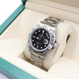 Rolex - Unworn Explorer II 40mm Black Dial 16570 NOS FULL STICKERS