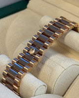 Rolex - Unworn Rose Gold Day-Date 40 Presidential Chocolate Index Dial 228235