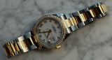 Rolex - Pre-owned Two Tone Yellow Gold Datejust 36 White Roman Dial Diamond Bezel 126283RBR