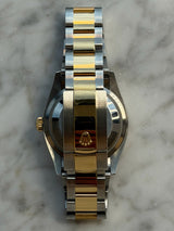 Rolex - Pre-owned Two Tone Yellow Gold Datejust 36 White Roman Dial Diamond Bezel 126283RBR