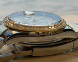 Rolex - Pre-owned Two Tone Yellow Gold Datejust 36 White Roman Dial Diamond Bezel 126283RBR