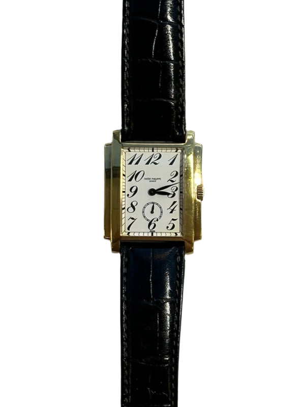 Patek Philippe - Pre-owned Yellow Gold Gondolo White Dial 5024J