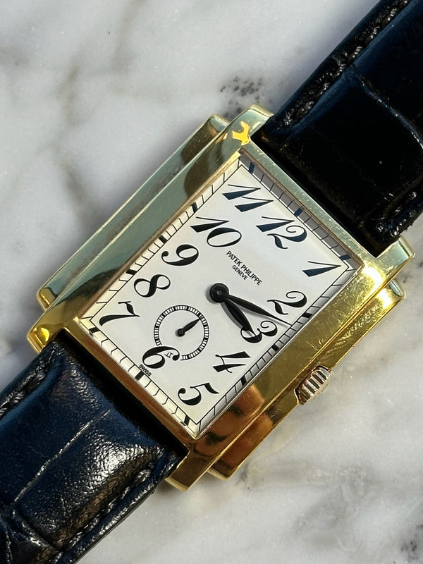 Patek Philippe - Pre-owned Yellow Gold Gondolo White Dial 5024J