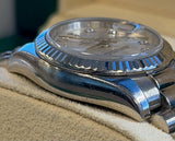 Rolex - Pre-owned White Gold Lady-Datejust 26mm Silver Diamond Dial 179179