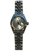 Rolex - Pre-owned Stainless Steel Lady-Datejust 28mm Silver Star Diamond Dial Jubilee Bracelet 279174