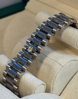 Rolex - Pre-owned White Gold Day-Date 36 Presidential Blue Ombre Diamond Dial 128239