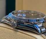 Rolex - Pre-owned White Gold Day-Date 36 Presidential Blue Ombre Diamond Dial 128239