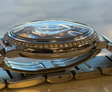 Cartier - Pre-owned Stainless Steel Ballon Bleu 36mm Silver Diamond Dial Diamond Bezel W4BB0036