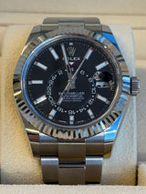 Rolex - Pre-owned Sky-Dweller Black Dial Oyster Bracelet 326934