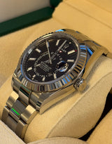 Rolex - Pre-owned Sky-Dweller Black Dial Oyster Bracelet 326934