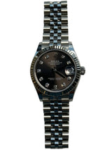 Rolex - Pre-owned Datejust 31 Dark Grey Diamond Dial Jubilee Bracelet 278274