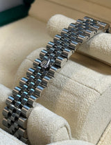 Rolex - Pre-owned Datejust 31 Dark Grey Diamond Dial Jubilee Bracelet 278274