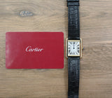 Cartier - Pre-owned Yellow Gold Tank Solo Small 24 x 31mm w1018755