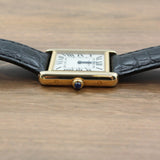 Cartier - Pre-owned Yellow Gold Tank Solo Small 24 x 31mm w1018755