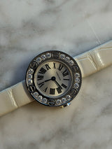 Cartier - Pre-owned White Gold Love 23mm Silver Dial Diamond Bezel WE800331