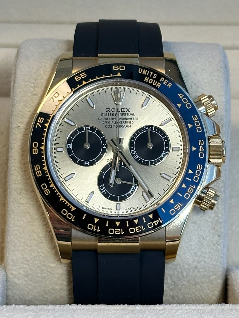 Rolex - Pre-owned Yellow Gold Daytona Champagne "Pikachu" Dial Oysterflex 126518LN