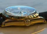 Rolex - Pre-owned Datejust 31 White Roman Dial Leather Strap 6827