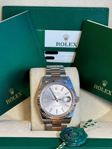 Rolex - Pre-owned Two Tone Rose Gold Datejust 41 Sundust Index Dial Oyster Bracelet 126331