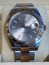 Rolex - Pre-owned Two Tone Rose Gold Datejust 41 Sundust Index Dial Oyster Bracelet 126331
