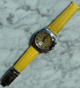Rolex - Pre-owned White Gold Beach Daytona Yellow Dial 116519