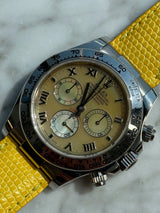 Rolex - Pre-owned White Gold Beach Daytona Yellow Dial 116519