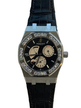 Audemars Piguet - Pre-owned Royal Oak Dual Time 39mm Macau Boutique Black Dial 26125ST