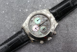 Rolex - Pre-owned White Gold Daytona Tahitian Mother of Pearl Mop Roman Dial 116519