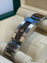 Rolex - Pre-owned Two Tone Rose Gold Datejust 41 Chocolate Index Dial Oyster Bracelet 126331