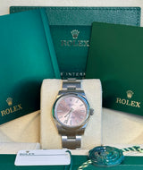 Rolex - Pre-owned Stainless Steel Oyster Perpetual 31 Pink Dial 277200