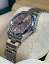 Rolex - Pre-owned Stainless Steel Oyster Perpetual 31 Pink Dial 277200