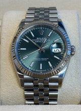 Rolex - Pre-owned Datejust 36 Green Dial Jubilee Bracelet 126234