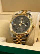 Rolex - Pre-owned Two Tone Yellow Gold Datejust 41mm Wimbledon 126333