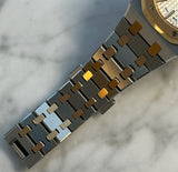Audemars Piguet - Pre-owned Two Tone Rose Gold Royal Oak Silver Dial 15450SR